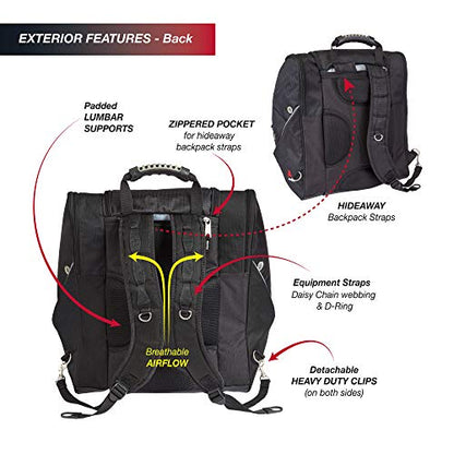 Athalon Everything Boot Bag/Backpack - color: Grey