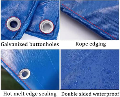 Outdoor Water Storage Tarp for Temporary Use, Koi & Turtles - Easy-Drain Durable PVC Canvas Aquarium Pool - Portable Saltwater Fish Holding Tank(1x3x0.8m) - size: 1x3x0.8m