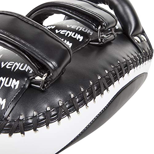 Venum Skintex Leather Light Kick Pad (Pair) - color: Black/Ice