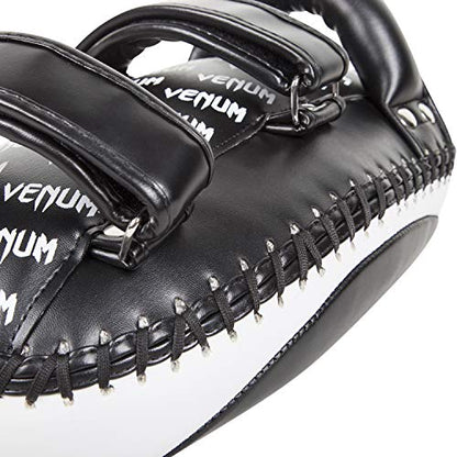 Venum Skintex Leather Light Kick Pad (Pair) - color: Black/Ice