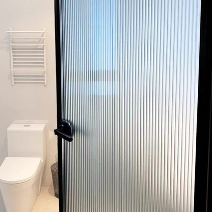 Window Glass Film, Privacy Removable Static Film, 17.5x78.7 Inch - color: B-striped, size: 17.5" x 78.7"