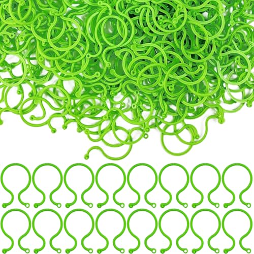 500PCS Plant Twist Clip Ties Garden Plant Support Clips Vegetables Tomato Vine Flower Clips Plant Locks for Securing Plants