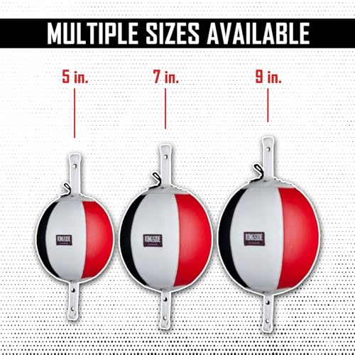 Ringside Leather Boxing Double End Bag, 7 Inches - size: 7"