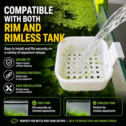 Aquarium Stable Water Change Diffuser. Water Flow Controller for Fish Tank, Flow Control & Gentle Water Return – Saves Water, Reduces Stress