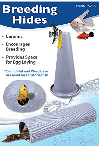 Penn-Plax Breeding Resins and Hide Away Caves for Plecos, Angelfish, Cichlids and More (Breeding Cone) - size: One Size