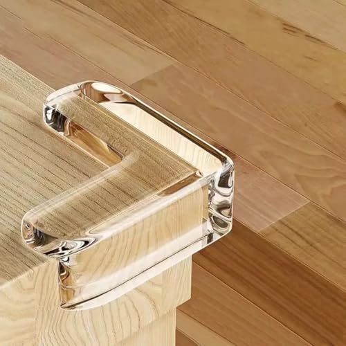 10 Pack Corner Protector Guards, Furniture Edge Safety Bumpers - Proof Bumper & Cushion to Cover Sharp Furniture & Table Edges - Clear L Shaped
