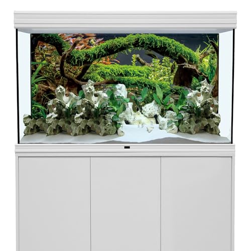 AWERT 30x12 inches Aquarium Background Branches Terrarium Background Aquatic Plant River Bed & Lake Fish Tank Background Vinyl Background