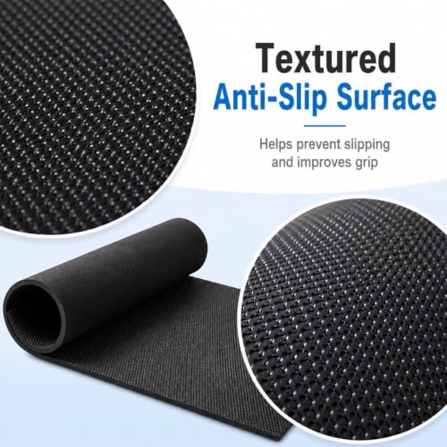 Aquarium Leveling Mat, 6 mm EVA Foam Fish Tank Pad, Textured Anti-Slip Aquarium Base Mat, Water-Resistant Cushion Pad for Glass Aquariums, Planted Tanks, Stands, Shelves (47-1/4 x 19-11/16 in) - size: 47-1/4 x 19-11/16 in