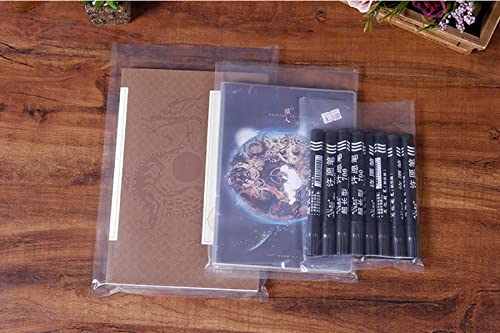 Geoyee 200ct 3.5x5 Inches Flat Open End Clear Poly Bags 1.6 Mil, Small Plastic Bags Perfect for Small Business, Storage, Packaging Products, Food (3.5x5-200pcs)