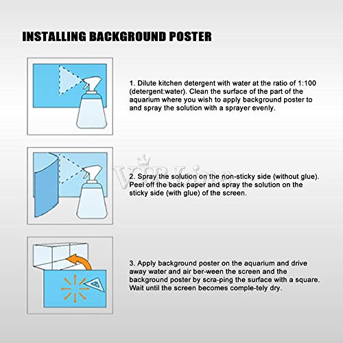 Large Shipwreck Aquarium Background Poster HD Fish Tank Ornament Landscape (30" x 18"/ 76 x 46cm)