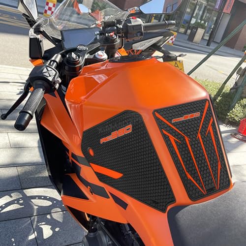 for RC 390 2017-2022 Tank Pad Motorcycle Accessories Protector Sticker Decal Gas Knee Grip Tank Traction Pad Side New Pattern rc390