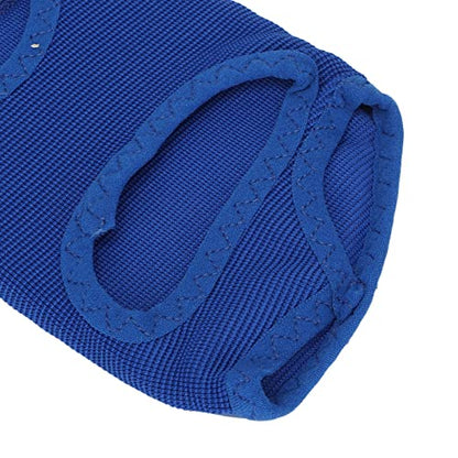 2Pcs Foot Protector,2pcs Foot Protector, Taekwondo Training Foot Protector Unisex PU Leather Soft Boxing Sparring Foot Guard for Women Men Blue (S)