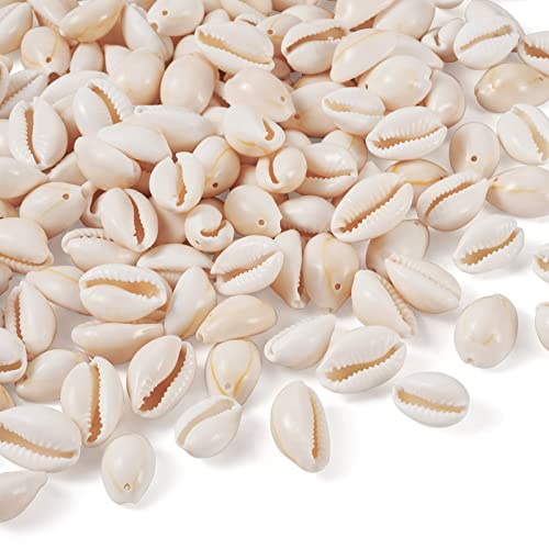 Natural Tiny Small Sea Shells About 120-150Pcs Craftdady 9-12mm Spiral Seashell iny Cowrie Beach Seashells for Summer Ocean Jewelry Making Fish Tank Vase Filler Decor Hole: 1-2mm - color: Natural Color, 9-12mm