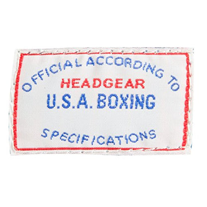 USA Boxing Competition Headgear (Cheek), Black, X-Large