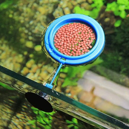 Toddmomy 3pcs Floating Fish Feeder Rings Aquarium Feeding Rings Blue Thickened Square Round Anti-Diffusion Circles Reusable Fish Tank Accessories for Professional Aquatic Pet Feeding