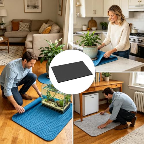 Leveling Mat | Waterproof Non-Slip Protective - Under Water Tank Leveling Mat,for Turtle Betta Reef Vase Flower Pot Appliances Furniture Saltwater - color: 120×50cm
