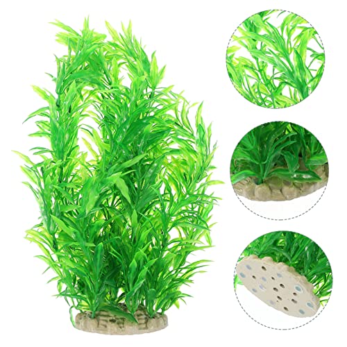 Lifelike Artificial Aquarium Plants Fish Tank Decoration Realistic Aquatic Plant Ornament Safe Plastic Material Compact for Easy Maintenance and Fish Safety