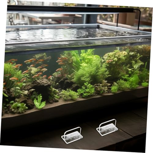OUNONA 6pcs Fish Tank Cover Handle Fish Tank Cover Parts Aquarium Lid Handle Aquarium Lid Holder Aquariums Lid Holder Aquarium Tank Lid Handle Fish Tank Lids Handles Transparent Acrylic