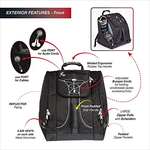 Athalon Everything Boot Bag/Backpack - color: Bluezipgray/Bk