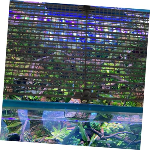Abaodam 4Pcs Aquarium Divider Grid Panels Plastic Separator for Fish Tanks Prevents Fish Escaping Easy to Install Sturdy Construction for Various Tank