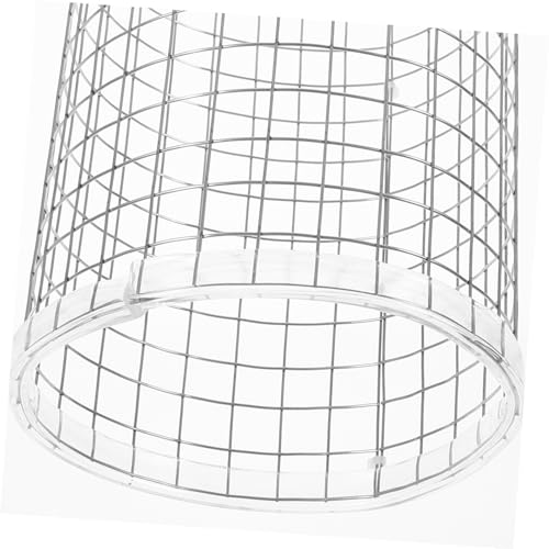 Totority Fish Breeding Cone Grid Iron Tank Breeding Box Net for Aquarium Spawning and Hatching Colorful Fish Shrimp Shelter Rust Resistant Protective Mesh