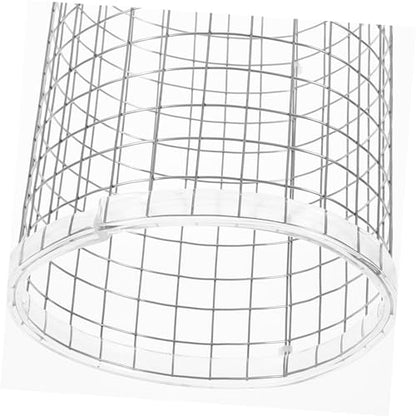 Totority Fish Breeding Cone Grid Iron Tank Breeding Box Net for Aquarium Spawning and Hatching Colorful Fish Shrimp Shelter Rust Resistant Protective Mesh