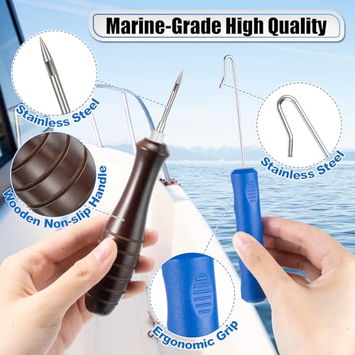 Fish Venting Tool, Venting Kit for Deep Sea Fish with Hook Remover and Stainless Steel Needle, Fishing Tackle for Saltwater Fishing Release and Return
