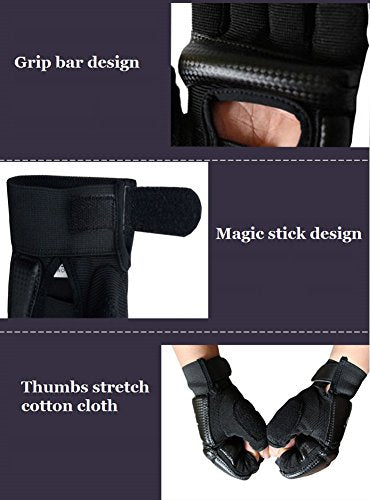 Men Kids Taekwondo Gloves Punch Bag Boxing Martial Arts MMA Sparring Grappling Muay Thai Training PU Leather Wrist Wraps Gloves - color: Black, size: X-Large