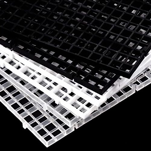 6Pcs Grids Bottom Isolate Tray Aquariums Divider Tray Fish Tanks EggCrate Light Diffuser Divider Filter AquaticSupply