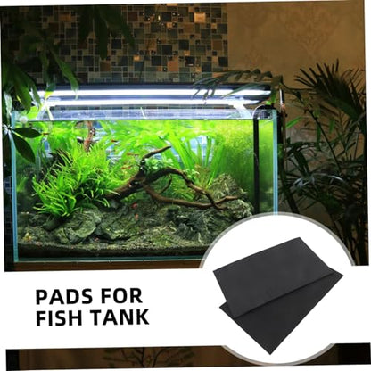 2pcs Non Slip Aquarium Leveling Mat Shockproof Fish Tank Cushion for Vibration Dampening Silent Operation Protective Wear Resistant Support