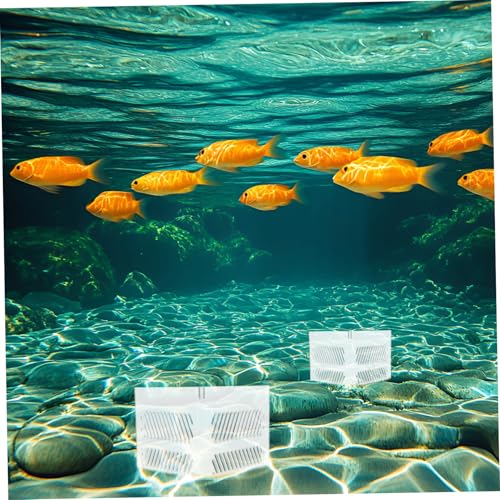 LIOOBO Aquarium Sand Guard Fish Tank Isolation Grid Plate Acrylic Divider for Corner Tanks