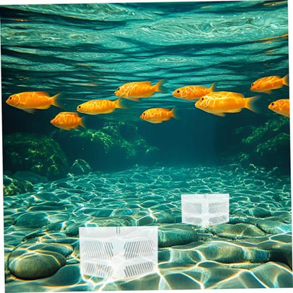 LIOOBO Aquarium Sand Guard Fish Tank Isolation Grid Plate Acrylic Divider for Corner Tanks