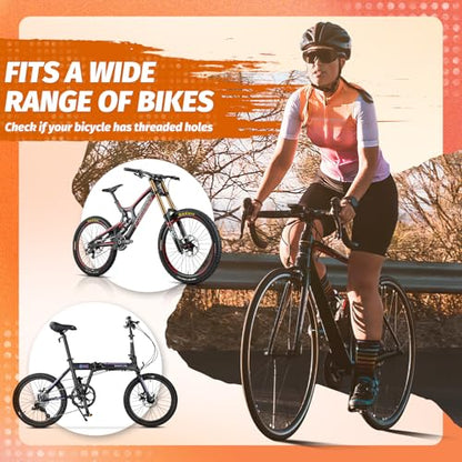 West Biking Bike Water Bottle Cages Ultra-Light Durable PC Bicycle Bottle Holder with Screws Tool, Easy Installation Bicycle Drink Cup Holders Cycling Kettle for MTB Road Bikes - color: Black blue
