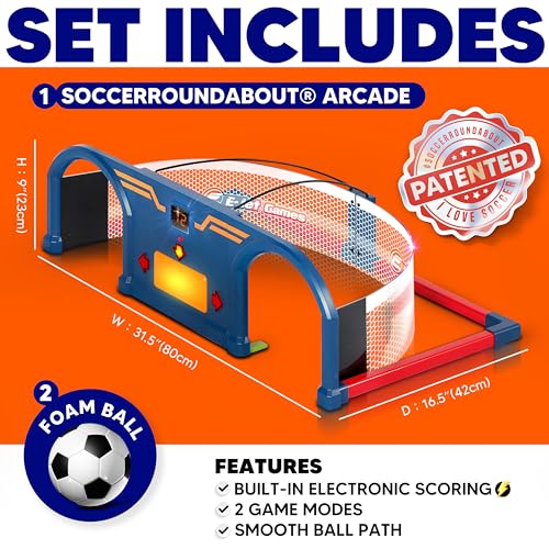 Soccer Trainer, Kids Soccer Exercises Training Set | Improve Agility First Touch Ball Control & Foot-Eye Coordination Hand-Eye
