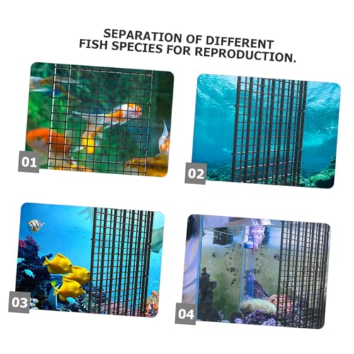 1set Aquarium Divider for Betta Fish Tank Isolation Board Cups for Separating Fish Species and Enhancing Aquatic Ecosystem