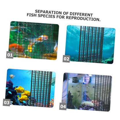 1set Aquarium Divider for Betta Fish Tank Isolation Board Cups for Separating Fish Species and Enhancing Aquatic Ecosystem