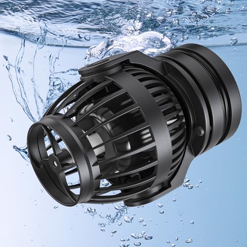 Uniclife 2100 GPH Aquarium Wave Maker for 60-120 Gallon Fish Tanks Adjustable Circulation Pump with Controller and Magnet Mount for Marine Freshwater Aquarium Circulation Pond - size: 60-120 Gallon