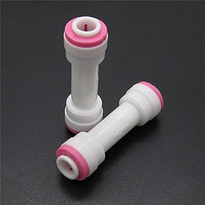 Malida 1/4" RO Water Tube Fitting Check Valve,Straight Quick Push to Connect Check Valve,for Ro Water Systems,Water Purifier, Pack of 5