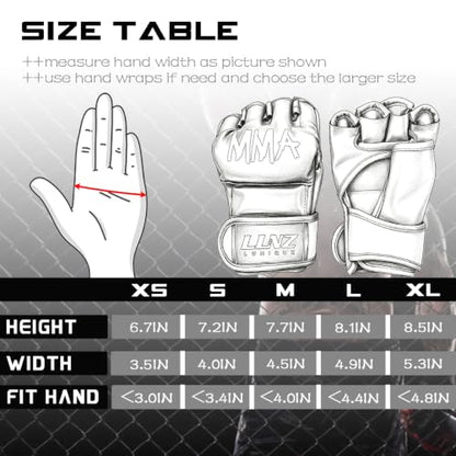 MMA Gloves for Kids Punching Bag Sparring Grappling - color: Red