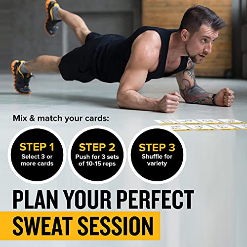 Bodyweight Workout Cards, Instructional Fitness Deck for Women & Men, Beginner Fitness Guide to Training Exercises at Home or Gym (Bodyweight, Vol 1) - style: Bodyweight Vol1