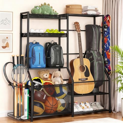 Garage Sports Equipment Organizer, Golf Bag Storage Rack - size: Extra Large