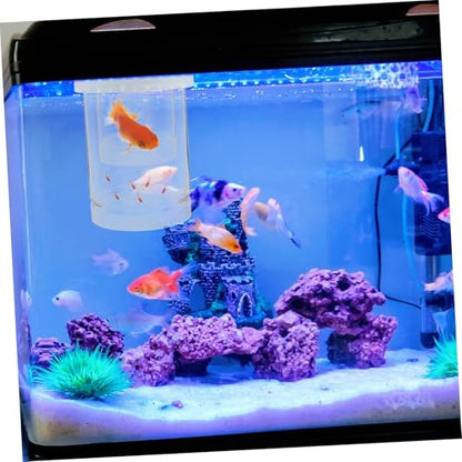 BESPORTBLE 1 Set Floating Fish Fry Incubation Box Aquarium Breeder Hatchery for Betta Guppy Shrimp Efficient Isolation Safe Environment Water Level Stability for Home Professional Use - size: 15.50X12.40X12.40CM