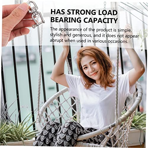 Practical Swivel Ring Rigging Set 4pcs Steel d Ring for Sandbag and Chain Extenders