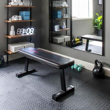 BalanceFrom Puzzle Exercise Mat 3/4-inch Thick, EVA Interlocking Foam Floor - color: Black, style: 3/4" Thick, 96 Square Feet