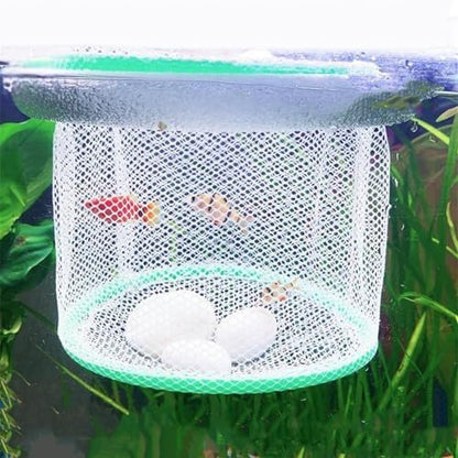 Aquarium Breeder Net Double Layer Nylon Hatchery for Fish Breeding Isolation Feeding Injured Fish 7.87x5.91inch