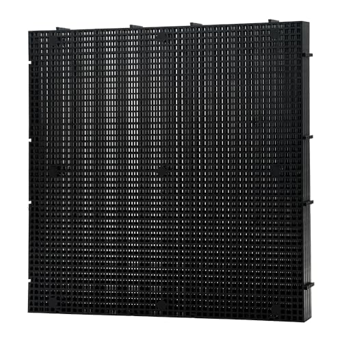 LINLAN 4 Pieces 11.8x11.8in (30X30cm) High-Density Aquarium Grid Plastic, Fish Tank Divider, Egg Crate for DIY Filtration and Bottom Protection in Aquascaping - color: 4Pcs, size: L