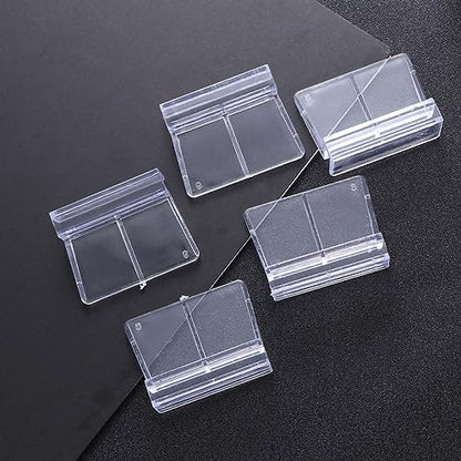 Mikikit 10Pcs Plastic Aquarium Bracket for Fish Tank Covers Support Frame for Home Aquariums for Fish and Pets