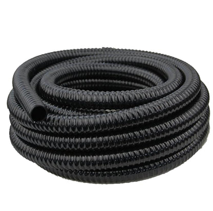 20’ FT Corrugated Pond Hose - 1’’ Inch ID, Flexible Reinforced Water Tubing for Aquariums, Pool Maintenance, Ponds, Fountains, Gardens, and other Aquatic Features