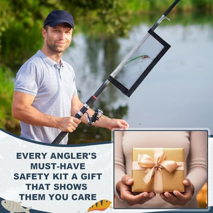 Outus 15 Pack Fishing Lure Wrap for Rod Clear PVC Lure Covers Keeps Hook Cover in 3 Sizes to Keep Hook Safe Bait Storage, Anti-Puncture Fishing Gear Organizer, 5 Large, 5 Medium, 5 Small - style: Rectangles
