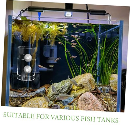 Fish Tank Feeder Cups Sinking Design Aquarium Feeding Cup Prevents Food Scattering Easy to Install Fish Feeding Tool for Various Aquariums